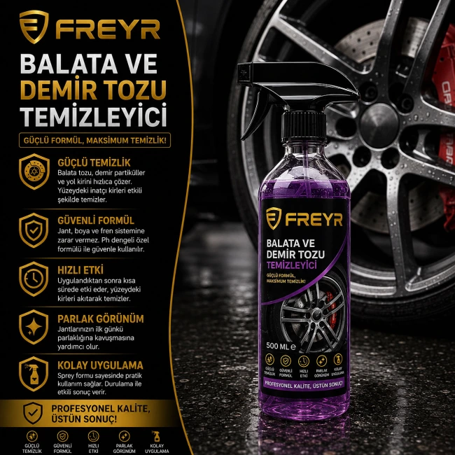 Freyr Balata ve Demir Tozu Temizleyici 500 Ml