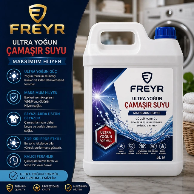 Freyr Çamaşır Suyu Ultra Yoğun 5 Lt
