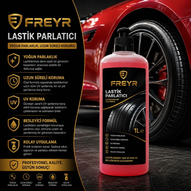 Freyr Lastik Parlatıcı 1 Litre
