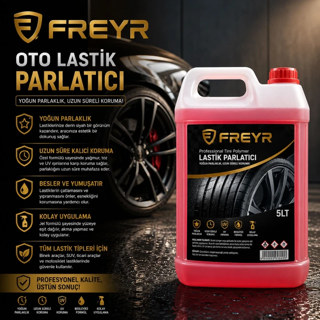 Freyr Oto Lastik Parlatıcı 5 Litre