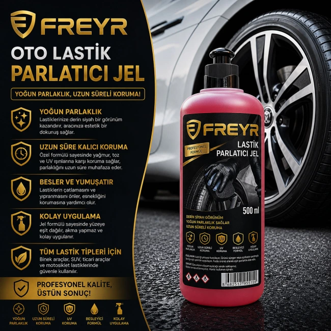 Freyr Oto Lastik Parlatıcı 500 Ml