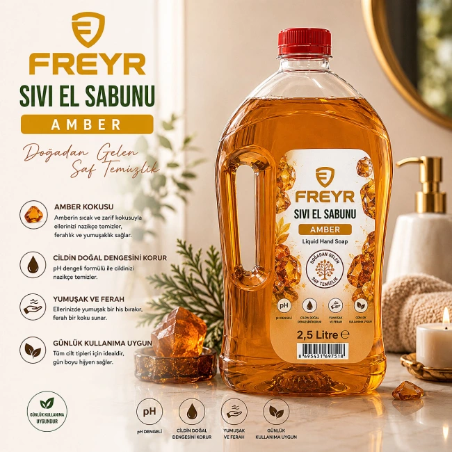 Freyr Sıvı El Sabunu Amber 2500 ML