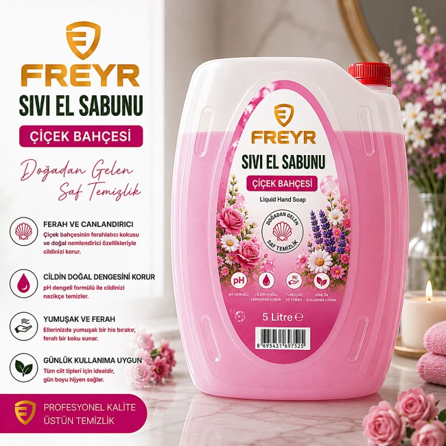 Freyr Sıvı El Sabunu Çiçek Bahçesi 5 Litre