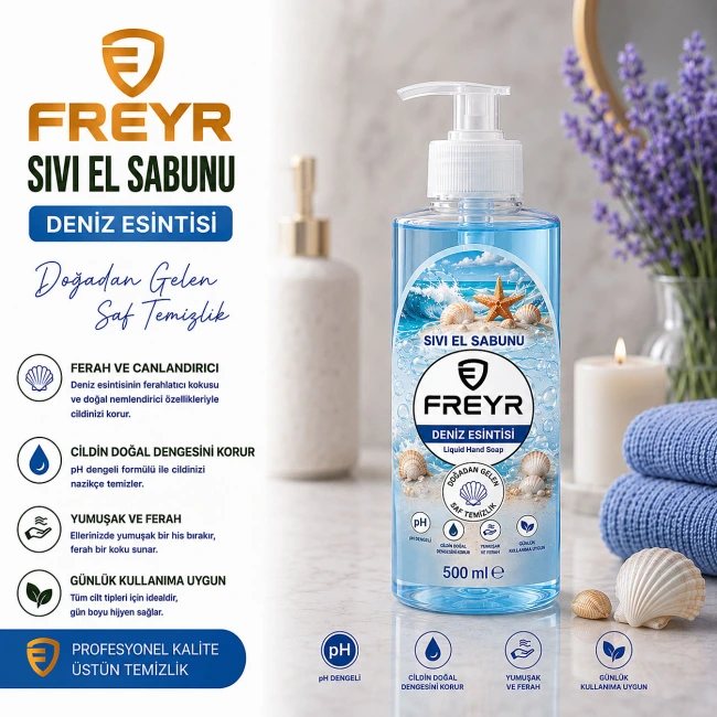Freyr Sıvı El Sabunu Deniz Esintisi 500 ML