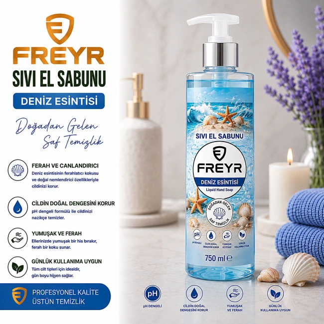 Freyr Sıvı El Sabunu Deniz Esintisi 750 ML