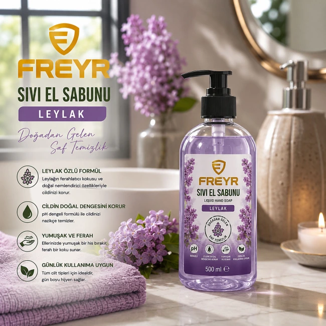 Freyr Sıvı El Sabunu Leylak 500 ML