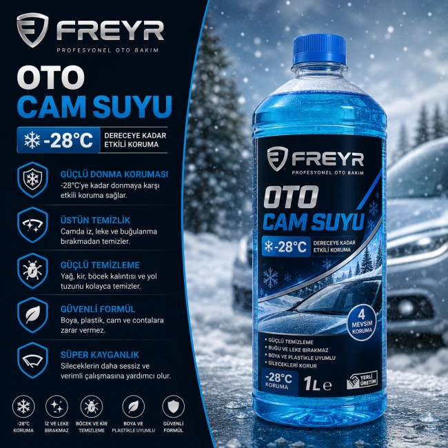 Oto Cam Suyu -28 Derece 1 Litre