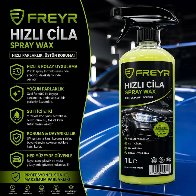 Oto Hızlı Cila Sprey 1 Lt