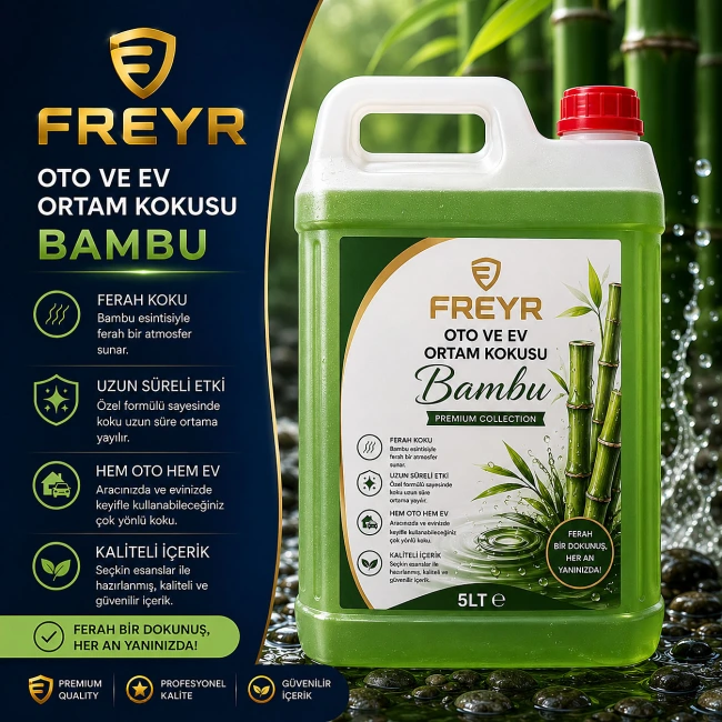 Oto ve Ev Ortam Kokusu Bambu 5 Lt