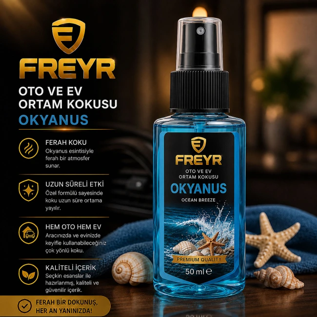 Oto ve Ev Ortam Kokusu Okyanus 50 Ml