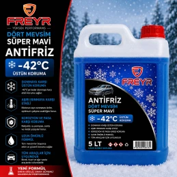 Freyr Dört Mevsim Süper Mavi -42 Derece Antifriz 5 Lt