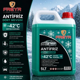 Freyr Dört Mevsim Yeşil Antifriz -42 Derece 5 Lt