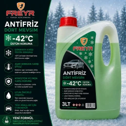 Freyr Dört Mevsim Yeşil Antifriz -42 Derece 3 Lt