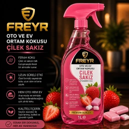 Oto ve Ev Ortam Kokusu Çilek Sakız 1 Litre
