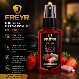 Oto ve Ev Ortam Kokusu Çilek Sakız 50 Ml