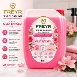Sıvı El Sabunu Nemlendiricili Parfümlü Extra Çiçek Bahçesi 5 Kg